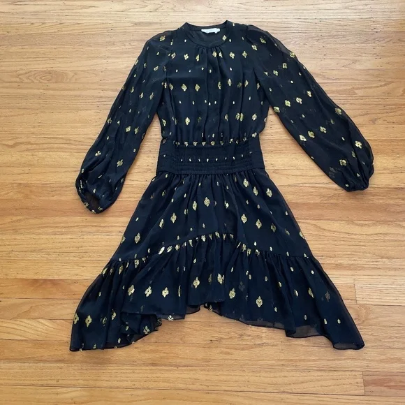 A.L.C. Dresses Alc Black And Gold Dress Poshmark